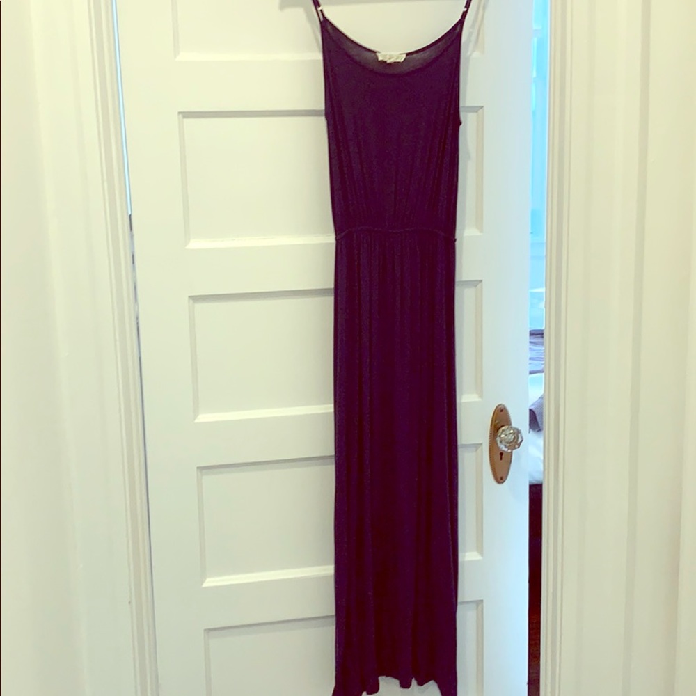 Navy maxi dress